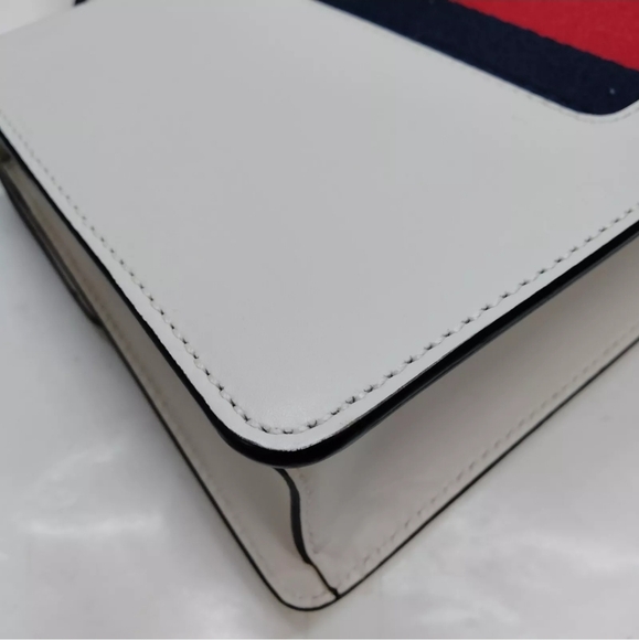 Gucci Crossbody bag Sylvie White Leather - Picture 8 of 16
